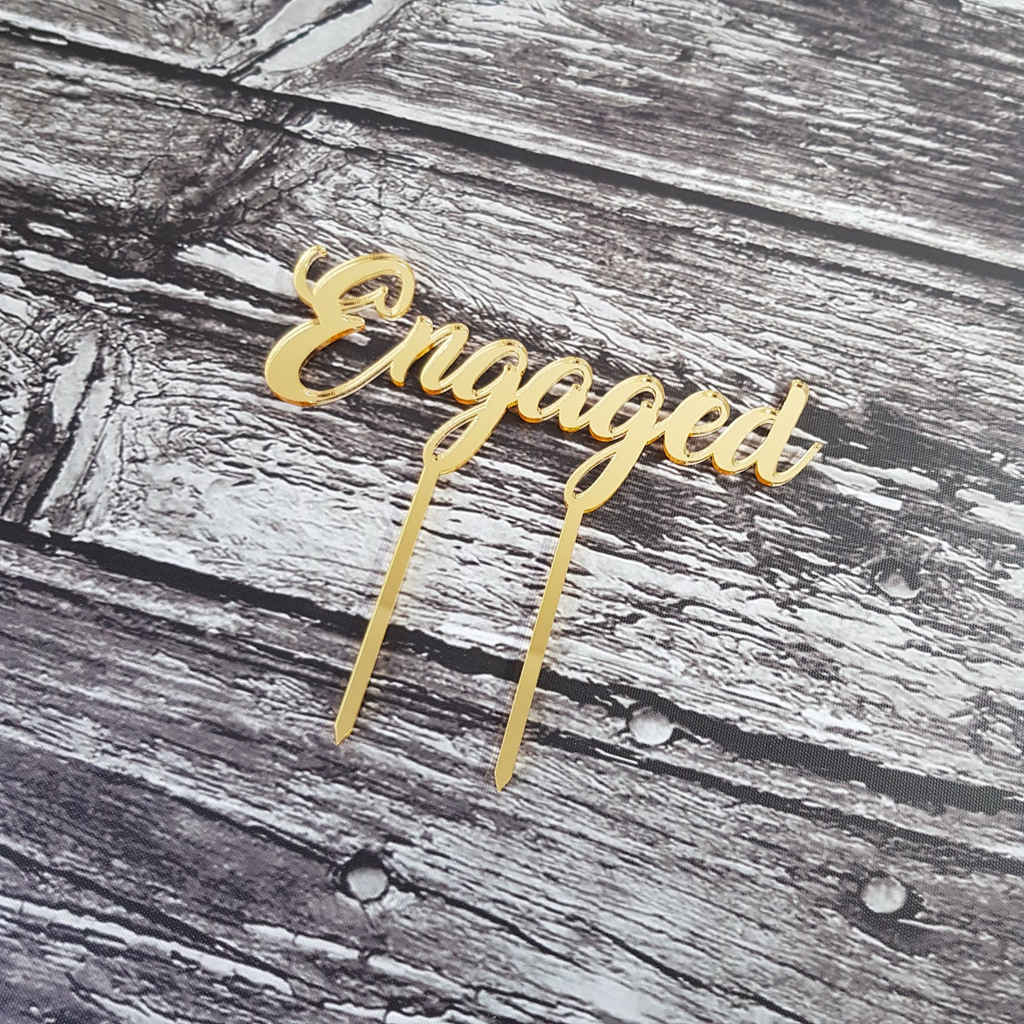 Acrylic Topper - Engaged.