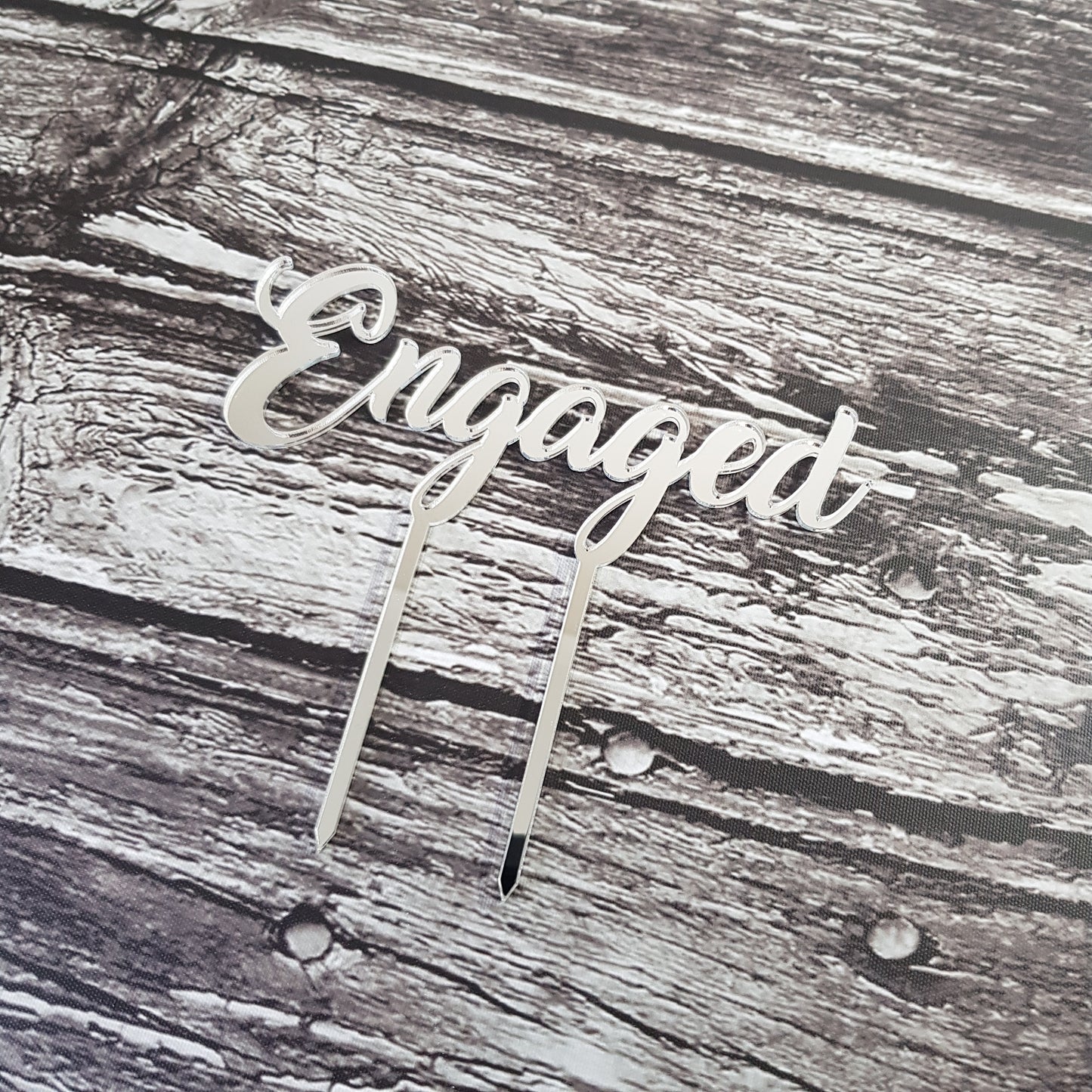 Acrylic Topper - Engaged.