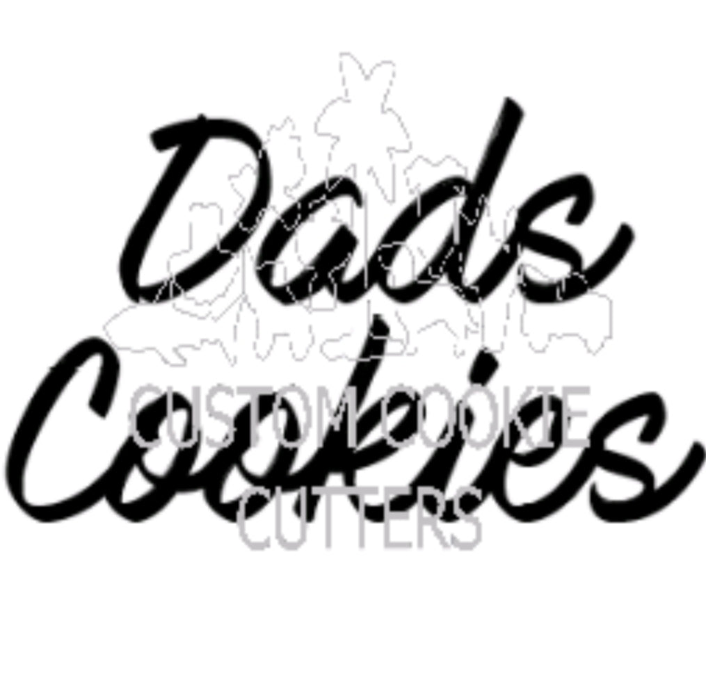 Custom Cookie Cutters Embosser - Dads Cookies.