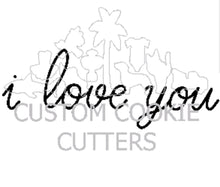 Custom Cookie Cutters Embosser - I love you