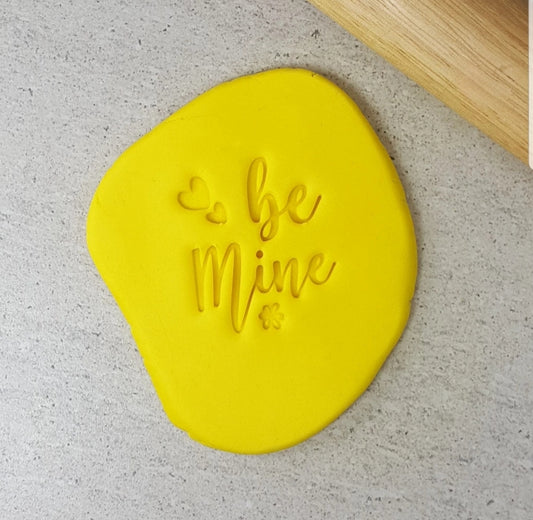 Custom Cookie Cutters Embosser - Be Mine.