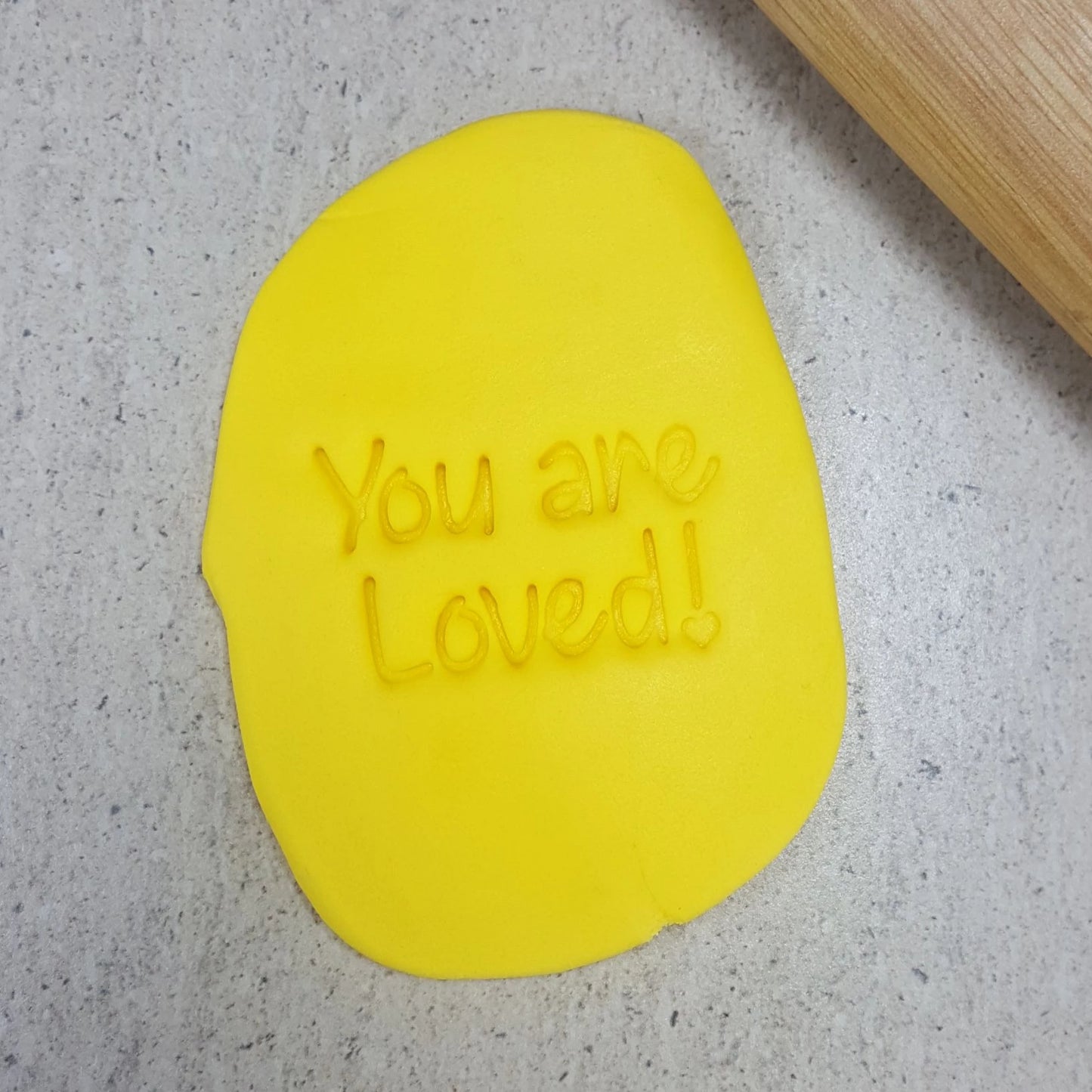 Custom Cookie Cutters Embosser - You are Loved.