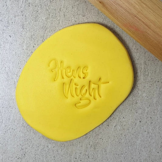 Custom Cookie Cutters Embosser - Hens Night.
