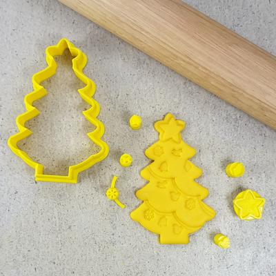 Custom Cookie Cutters - DIY Christmas Tree Cutter and Embosser Set.