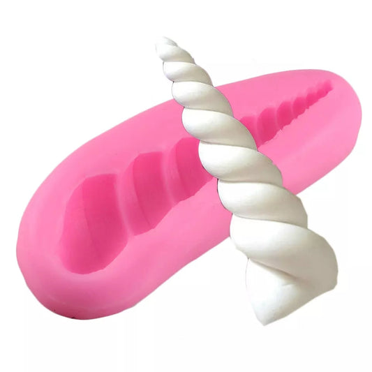 Silicone Mould - Unicorn Horn / Seashell - S54.