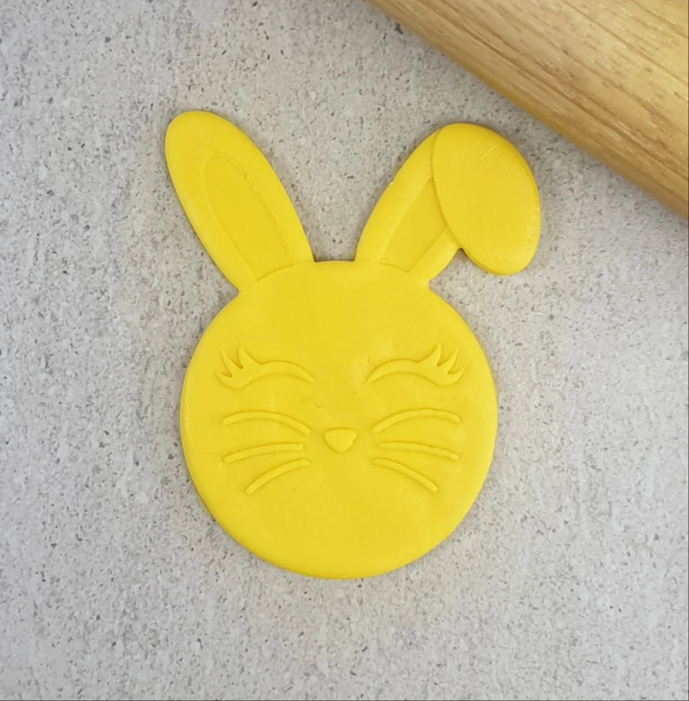 Custom Cookie Cutters 3D Embosser and Cutter Set - Bunny.