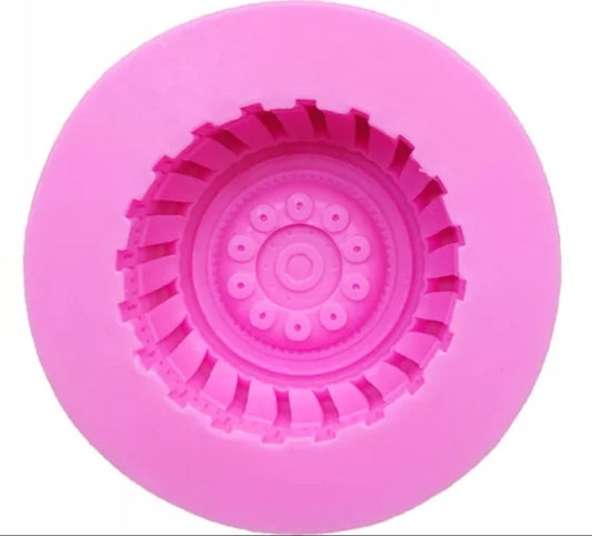 Silicone Mould - Tyre / Wheel - Large - S160.