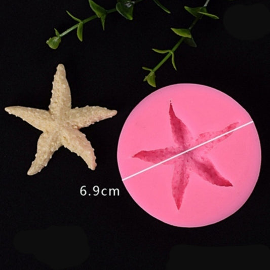 Silicone Mould - Shell 7 / Wavy Starfish - S46.