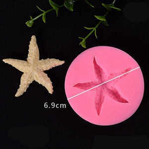 Silicone Mould - Shell 7 / Wavy Starfish - S46