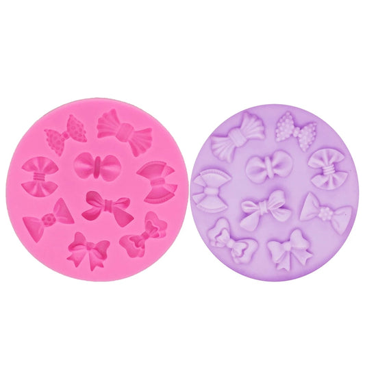 Silicone Mould - Bows - Mixed Designs - S107.