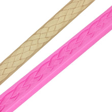 Silicone Mould - Woven Braid Rope - S25