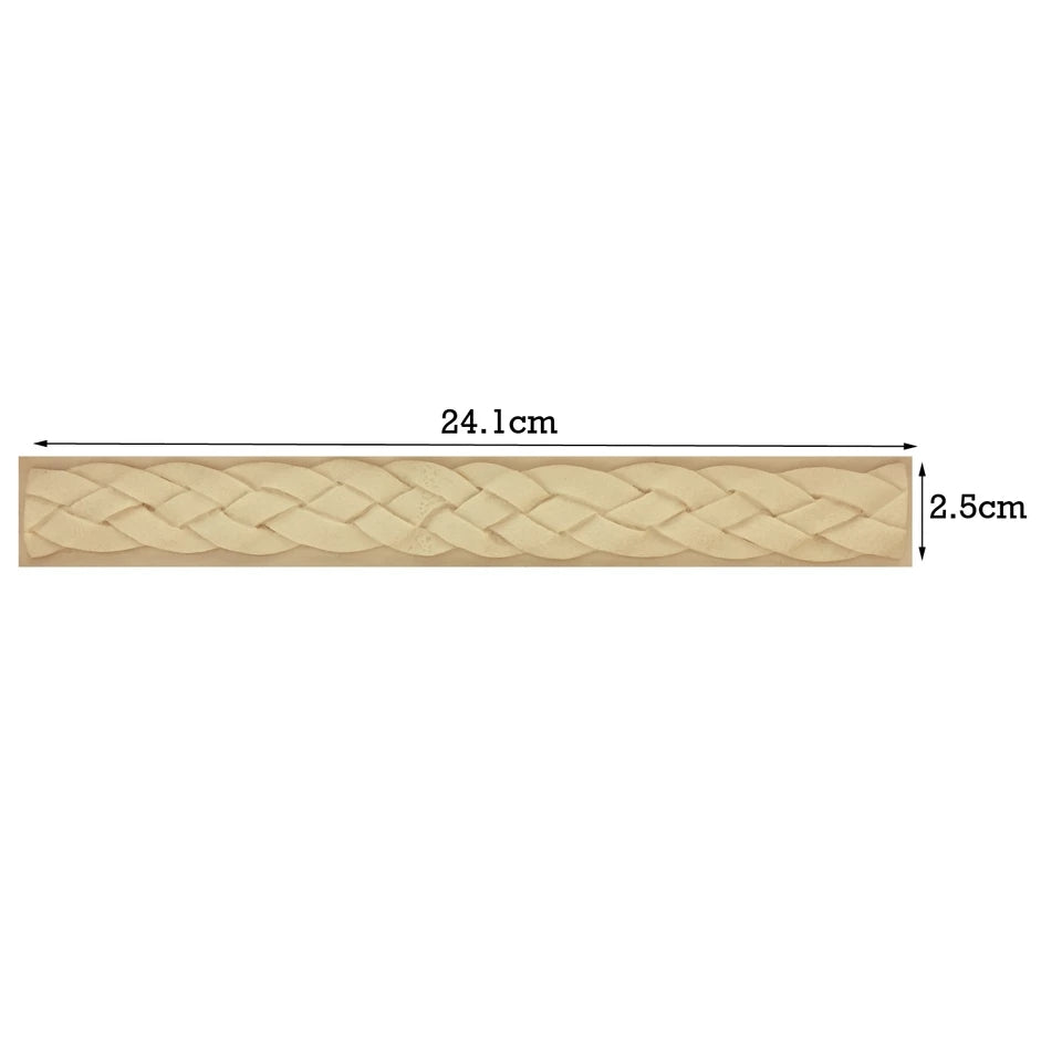 Silicone Mould - Woven Braid Rope - S25.