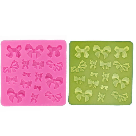 Silicone Mould - Mini Assorted Bows - 16PC - S92.