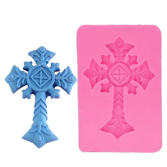 Silicone Mould - Religious Cross - S85.