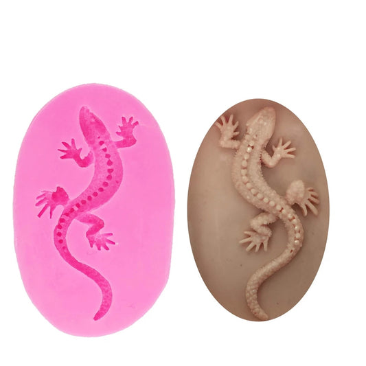 Silicone Mould - Lizard / Gecko - S35.