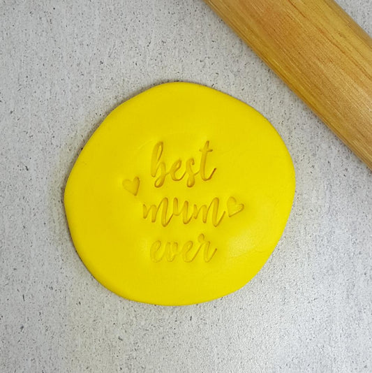 Custom Cookie Cutters Embosser - Best Mum Ever.
