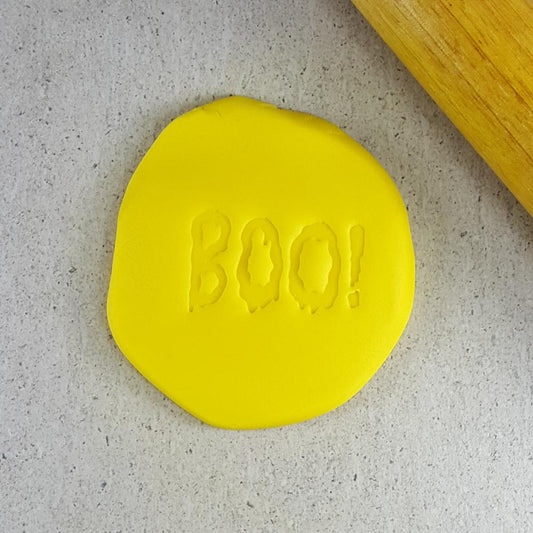 Custom Cookie Cutters Embosser - Boo.