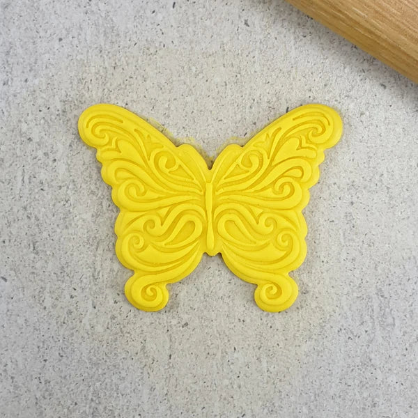 Custom Cookie Cutters - Butterfly Debosser and Cutter Set.