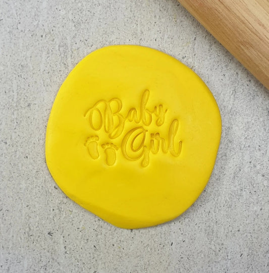 Custom Cookie Cutters Embosser - Baby Girl.