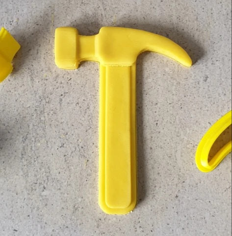 Custom Cookie Cutters - Hammer 3D Embosser and Cutter Set.