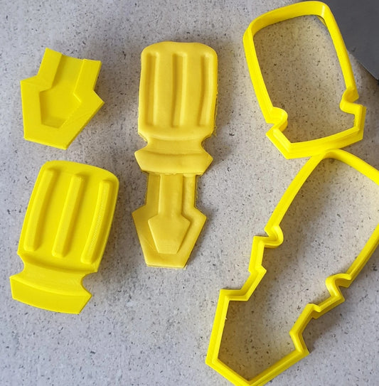 Custom Cookie Cutters - Screwdriver 3D Embosser and Cutter Set.