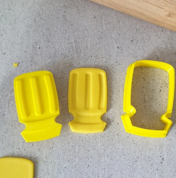 Custom Cookie Cutters - Screwdriver 3D Embosser and Cutter Set.