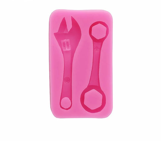 Silicone Mould - Mini Spanner Tools - S132.