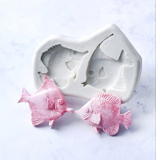 Silicone Mould - 2PC Tropical Fish - S572