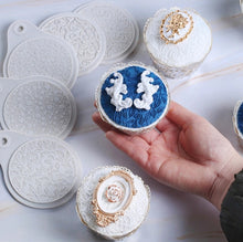 Silicone Mould - Cupcake Texture Pattern - Lace - S313