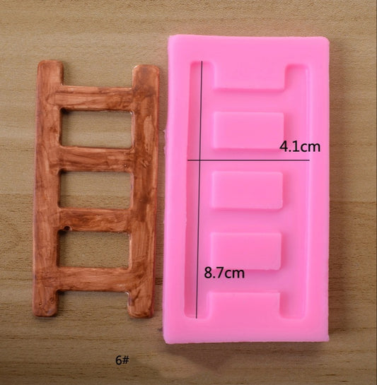 Silicone Mould - Large Ladder / Fence - S138.