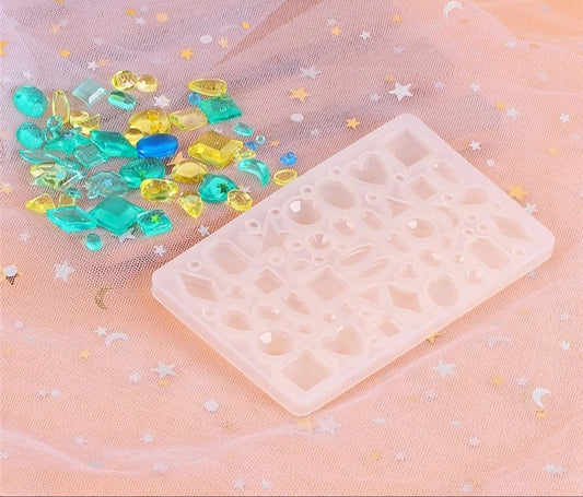 Silicone Mould - Mini Diamonds / Gemstones - S205.
