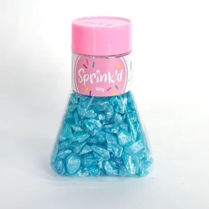 Sprink'd Geode Rocks 100g - Blue.