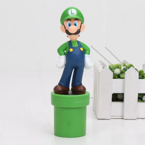 Mario Bros Figurine - Luigi Pipe