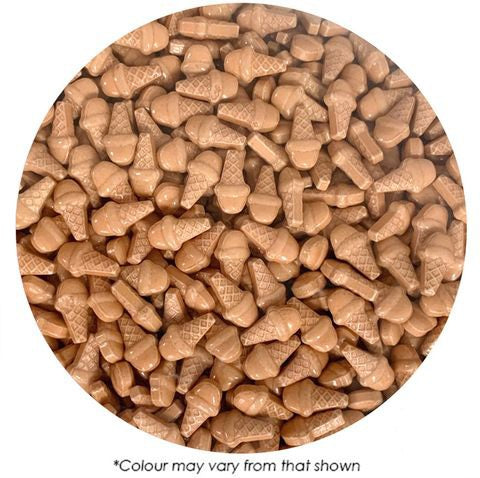 50g Candy Ice Creams - 15mm Light Brown.