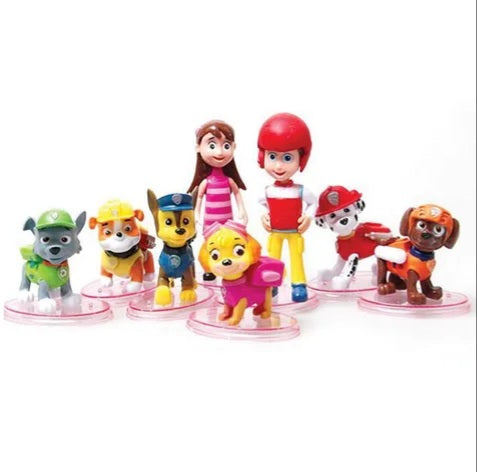 8PC Paw Patrol Figurine Set