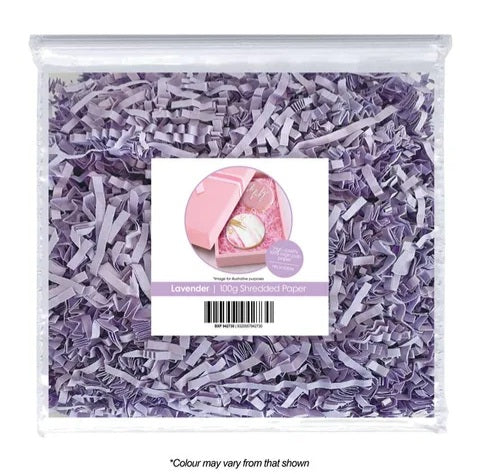 100g Shredded Paper - Lavender