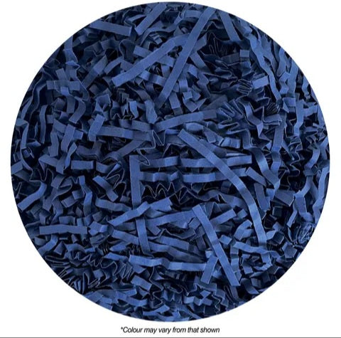 100g Shredded Paper - Navy Blue