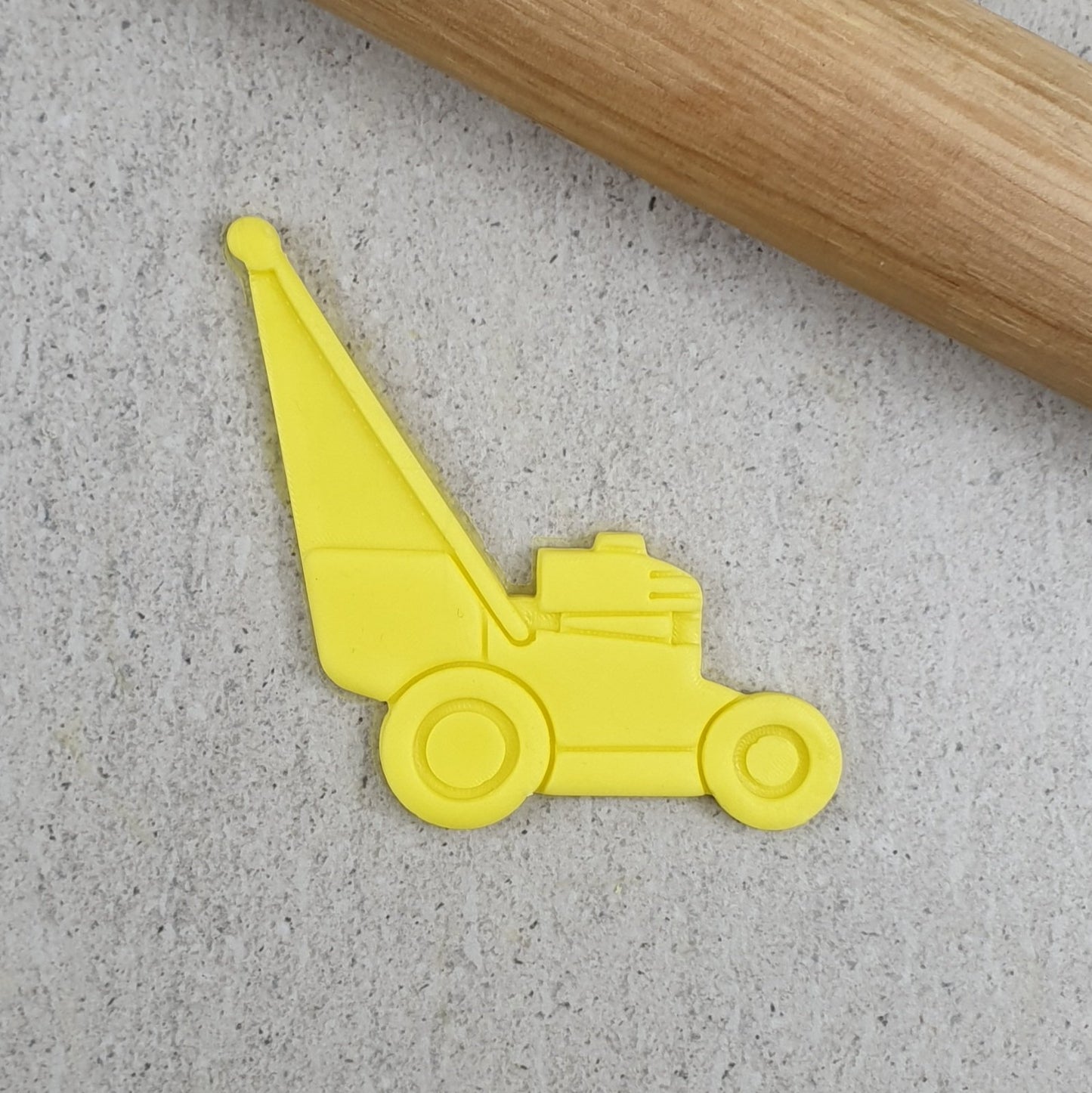 Custom Cookie Cutters 3D Embosser and Cutter Set - Lawn Mower.