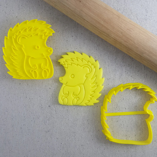 Custom Cookie Cutters Porcupine Cutter and Embosser Set.