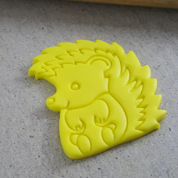 Custom Cookie Cutters Porcupine Cutter and Embosser Set.