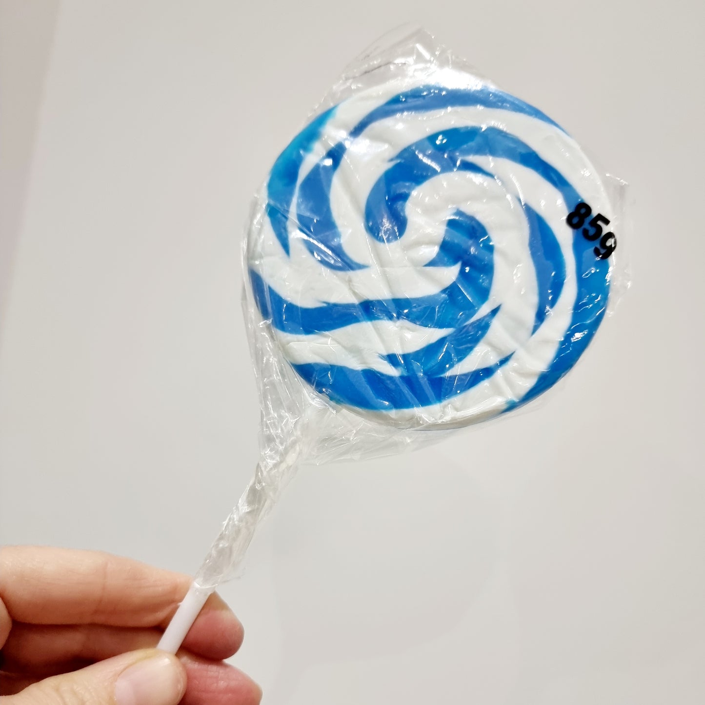 85g Large ST Single Swirly Pop - Blue