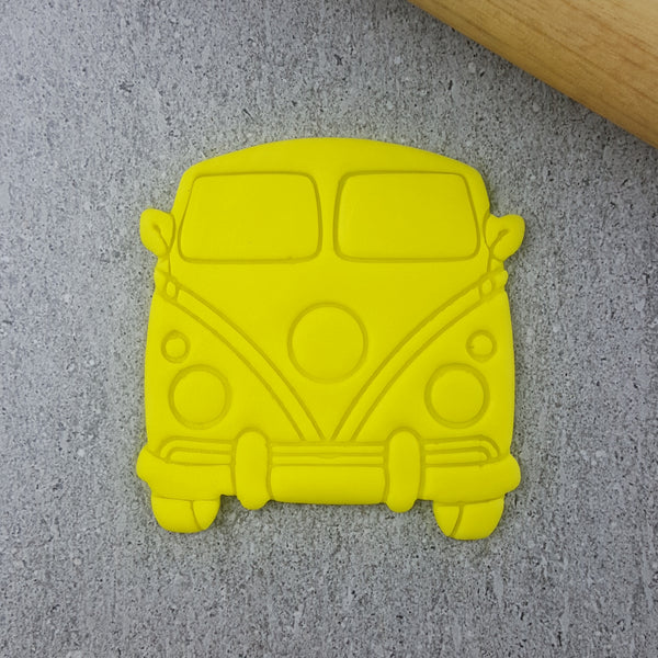 Custom Cookie Cutters Embosser and Cutter Set - Kombi Van.