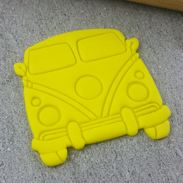 Custom Cookie Cutters Embosser and Cutter Set - Kombi Van.