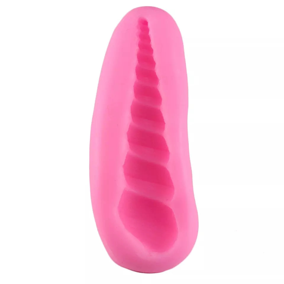 Silicone Mould - Unicorn Horn / Seashell - S54.