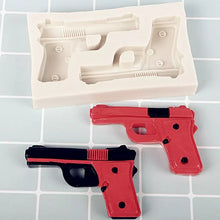 Silicone Mould -  2PC Gun / Pistol - S23