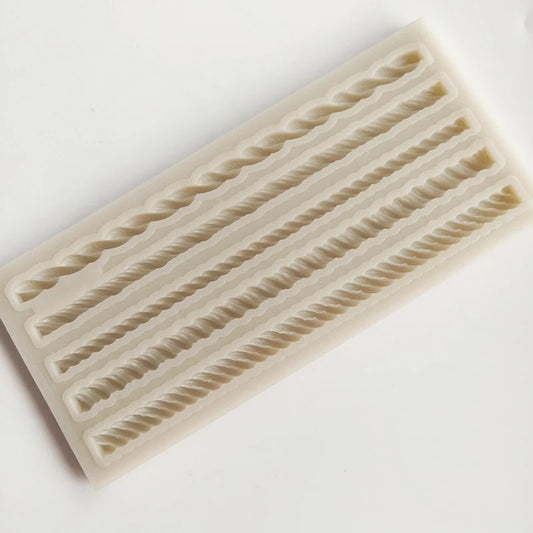 Silicone Mould - Rope / Trim Border - S382.