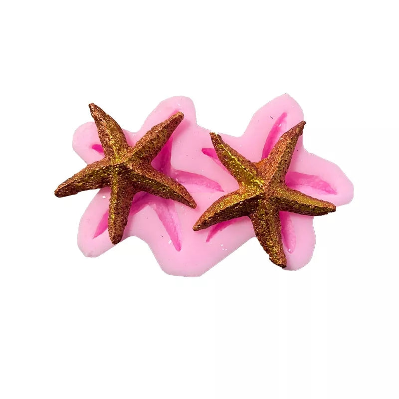 Silicone Mould - Double Starfish - S412
