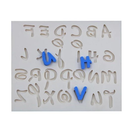 Silicone Mould - Disney Font Small - S342.