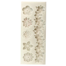 Silicone Mould - Flower Border and Motif - S249