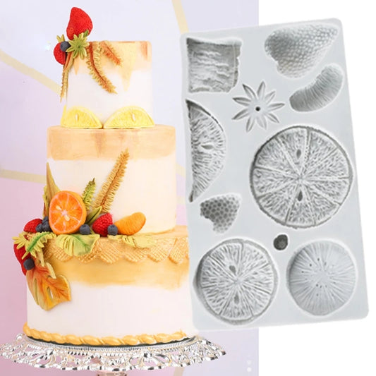 Silicone Mould - Tropical Fruits - S236.